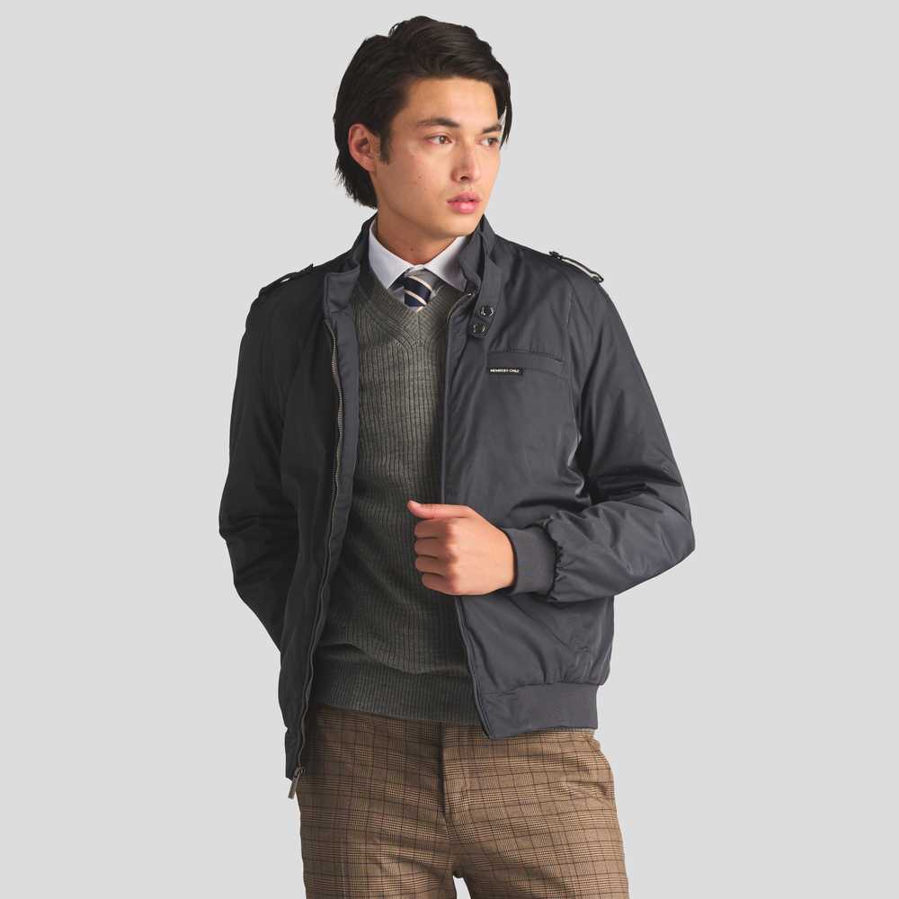 Men's Iconic Racer Quilted Lining Jacket (Slim Fit)